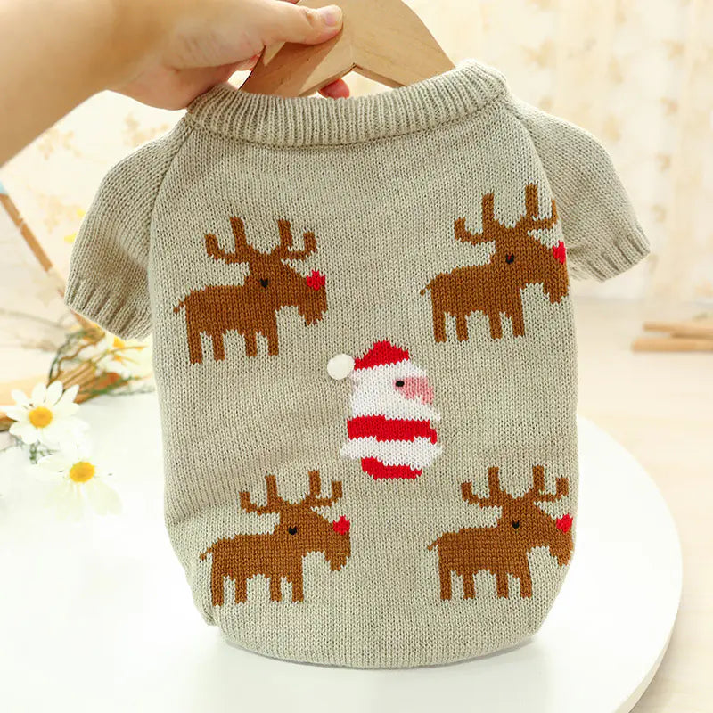 Fashion Printed Dog Sweater for Pet Supplies
