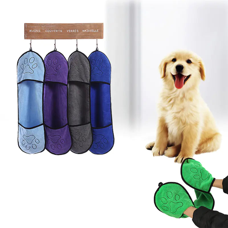 Absorbent Bath Towel for Cats and Dogs, Pet Supplies