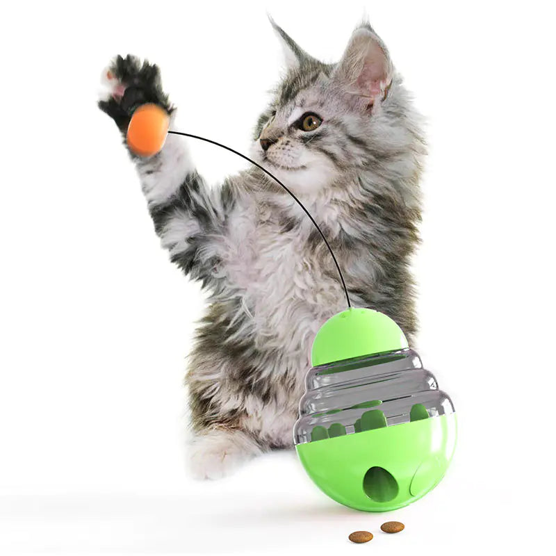 Pet Supplies Wobble Toy and Treat Dispenser for Cats