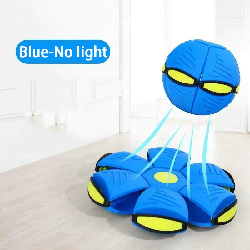 Flying Saucer Bouncing Ball Is A Durable Elastic Fun Dog Pet Toy