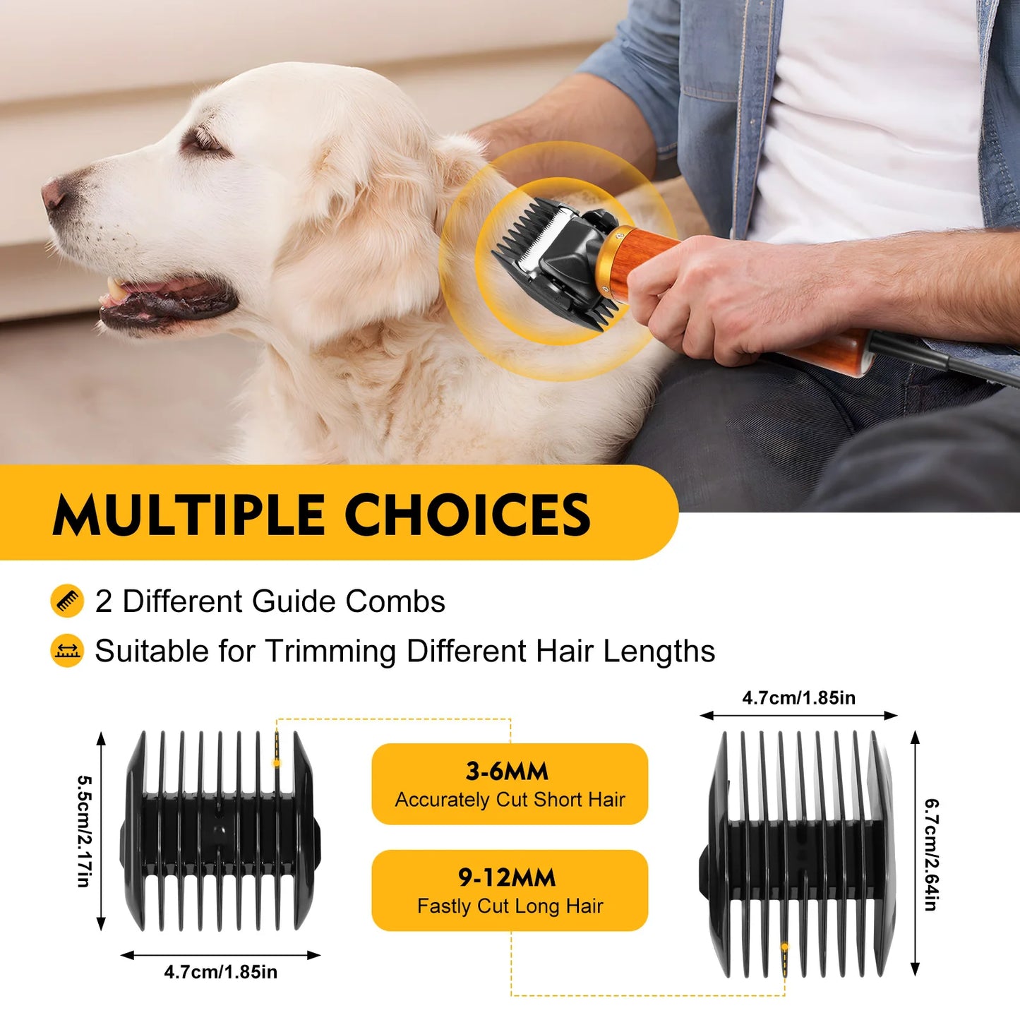 Sheep Shears Animal Clipper Wood Electric Sheep Goat Clipper