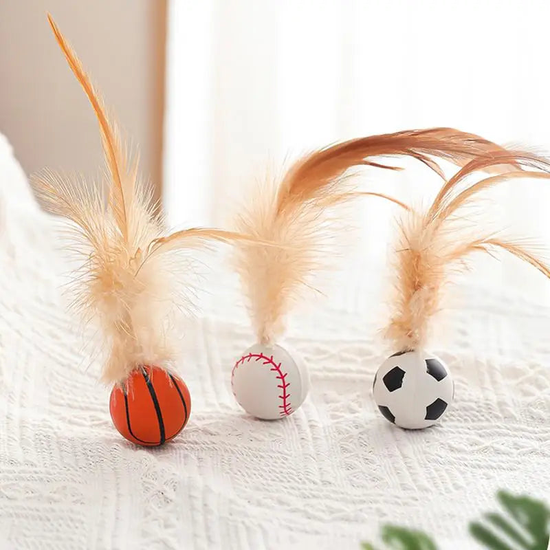 New Cat Interactive Ball Toys Bouncy Balls