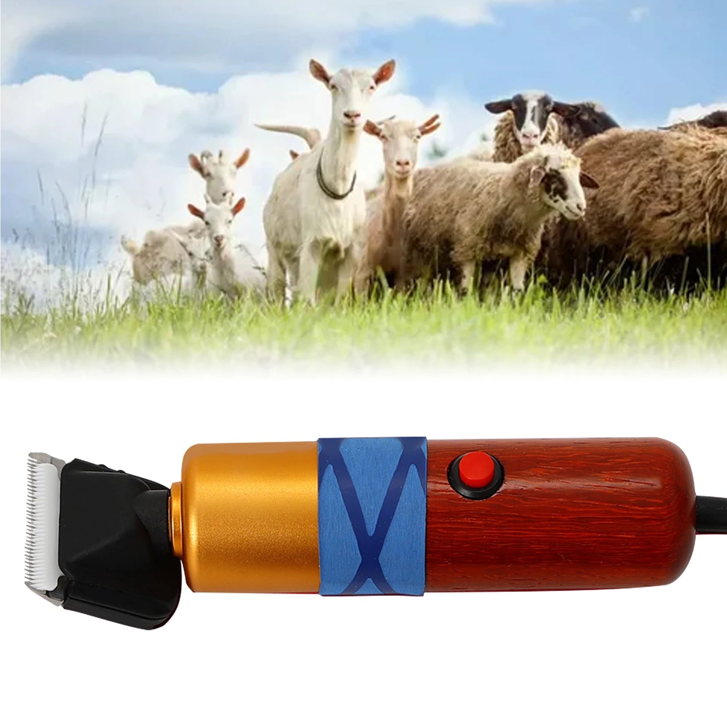 Electric Sheep Goat Shears Animal Grooming Shearing Clipper