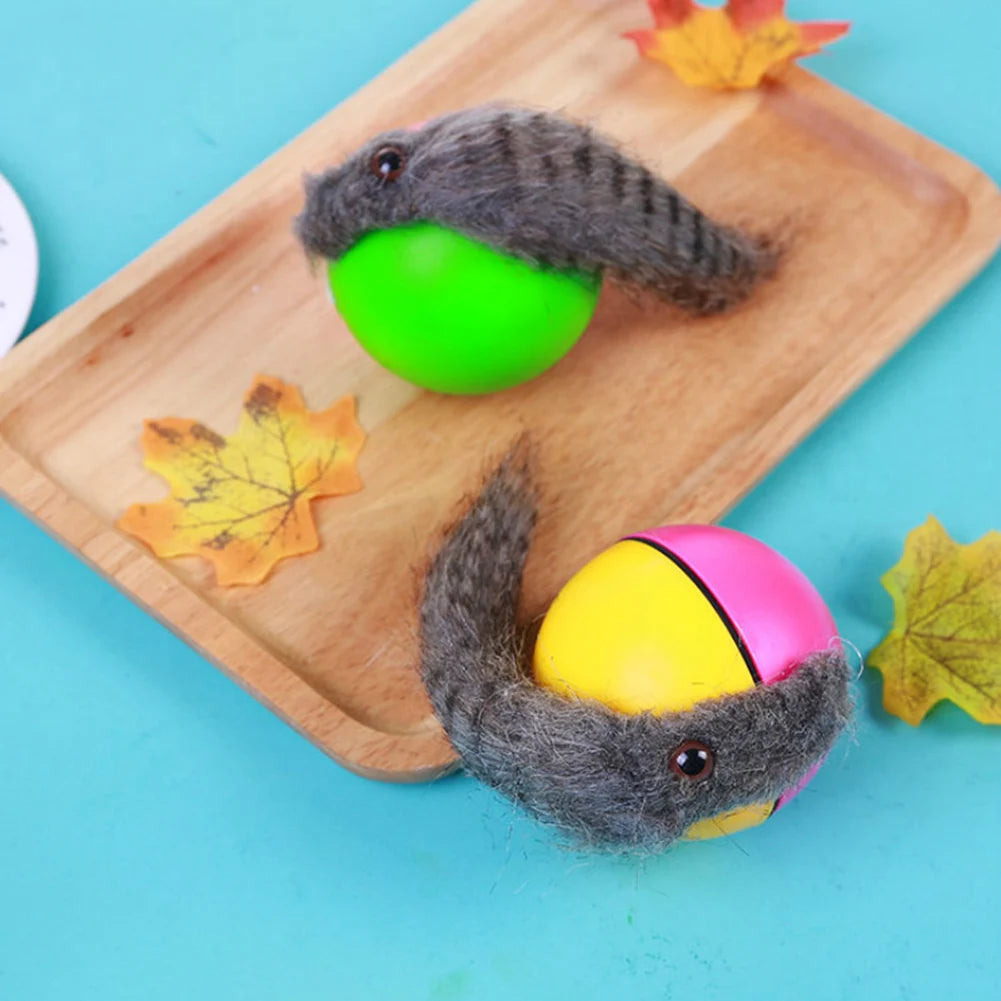 Electric Beaver Weasel Rolling Ball Chasing Claws Bite Toys