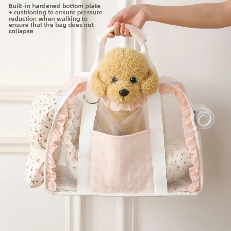 Summer Pet Carrier Portable Breathable Cat Bag