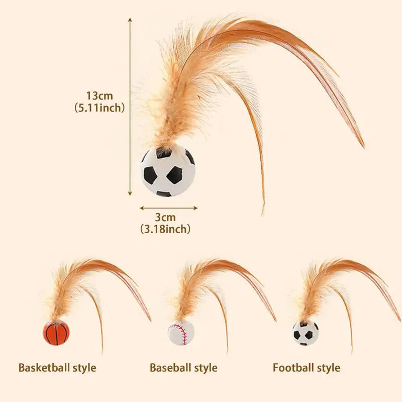 New Cat Interactive Ball Toys Bouncy Balls