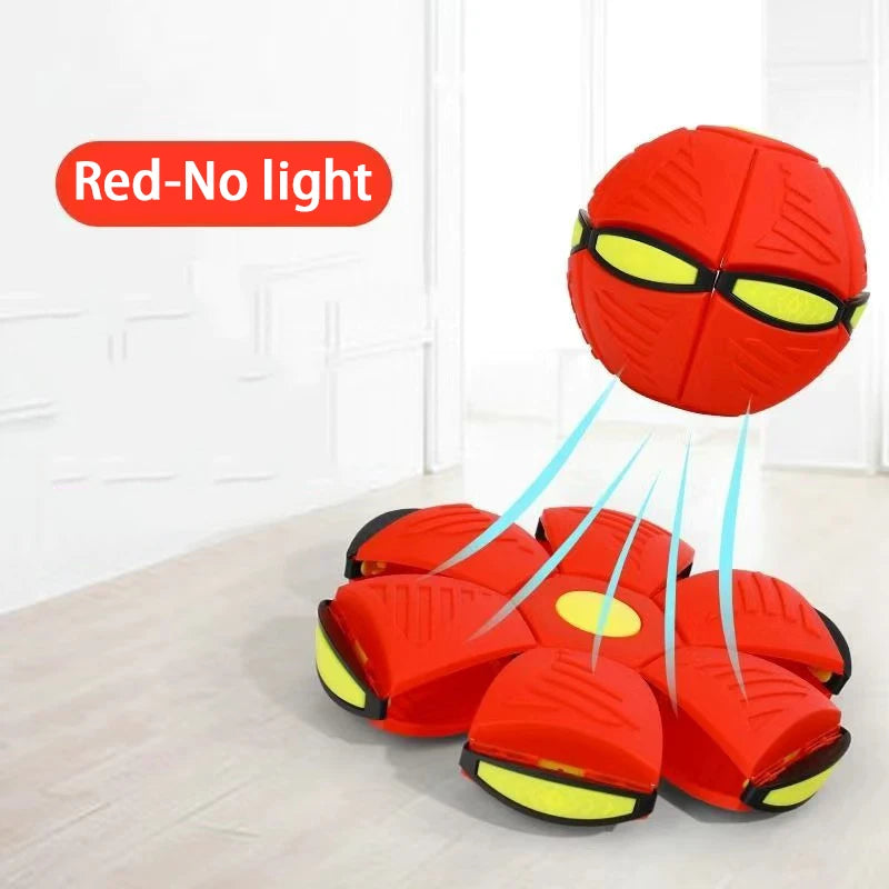 Flying Saucer Bouncing Ball Is A Durable Elastic Fun Dog Pet Toy