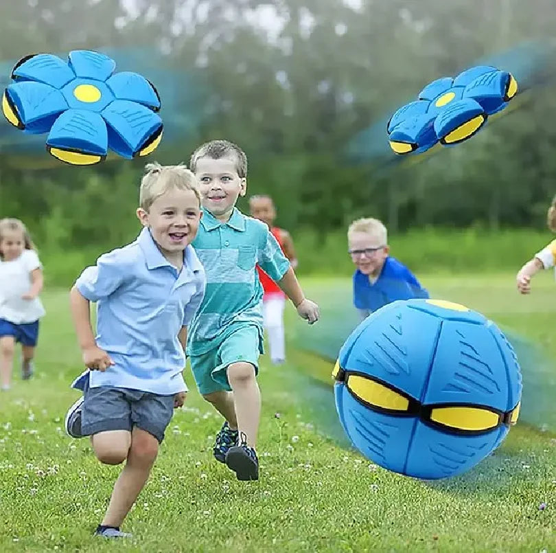 Flying Saucer Bouncing Ball Is A Durable Elastic Fun Dog Pet Toy