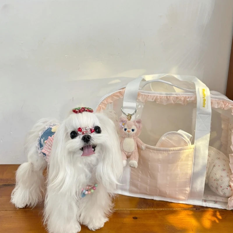 Summer Pet Carrier Portable Breathable Cat Bag
