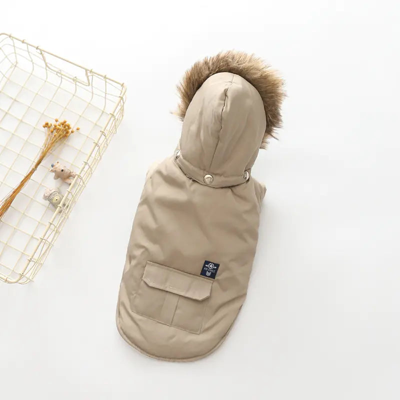 Hooded Down Jackets for Dogs - Pet Supplies