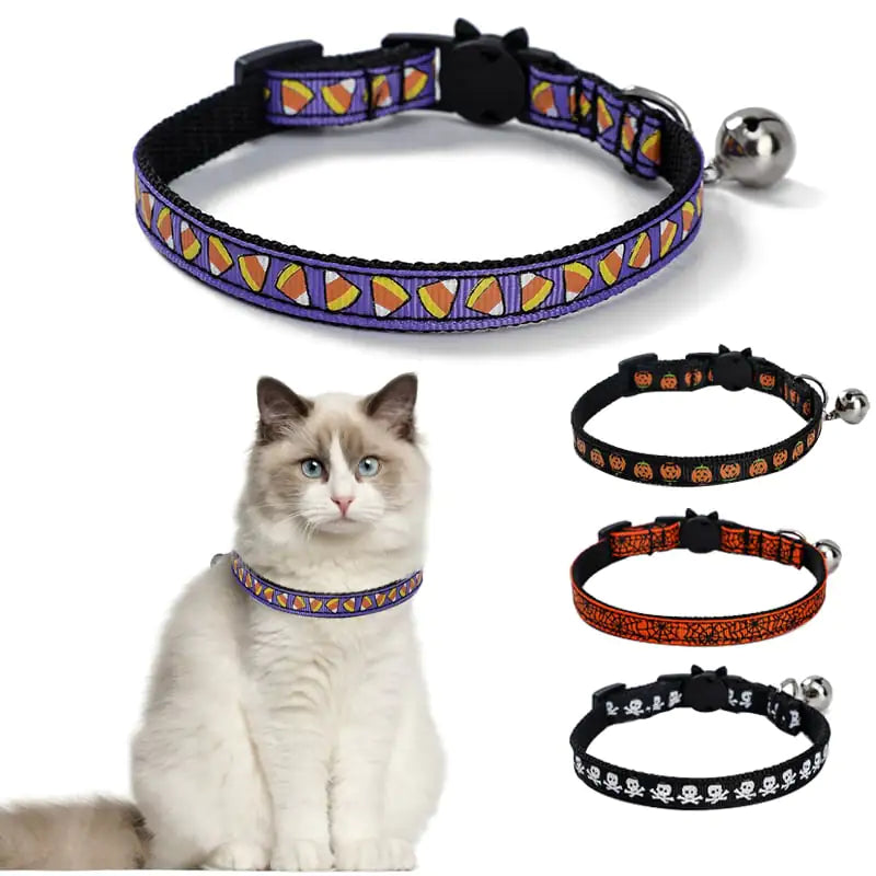 Halloween Cat and Puppy Collar Pet Supplies