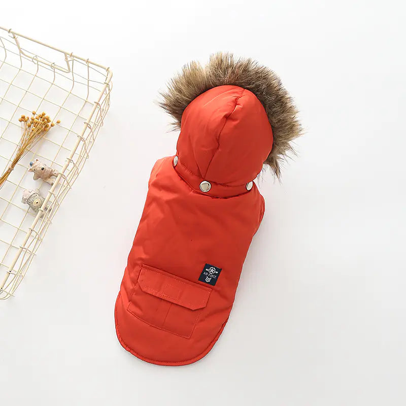 Hooded Down Jackets for Dogs - Pet Supplies
