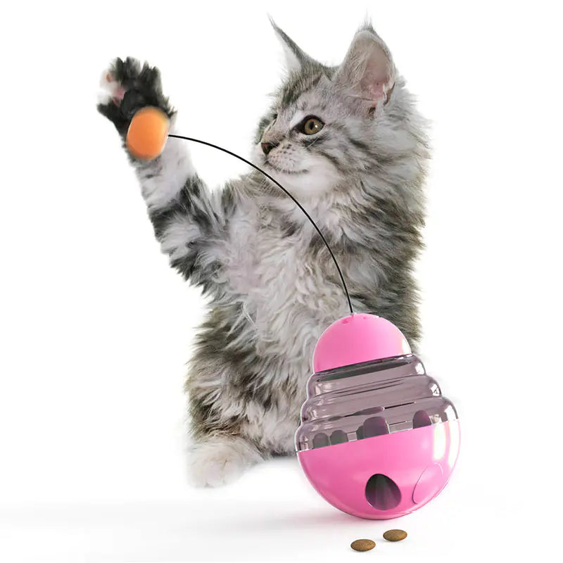 Pet Supplies Wobble Toy and Treat Dispenser for Cats