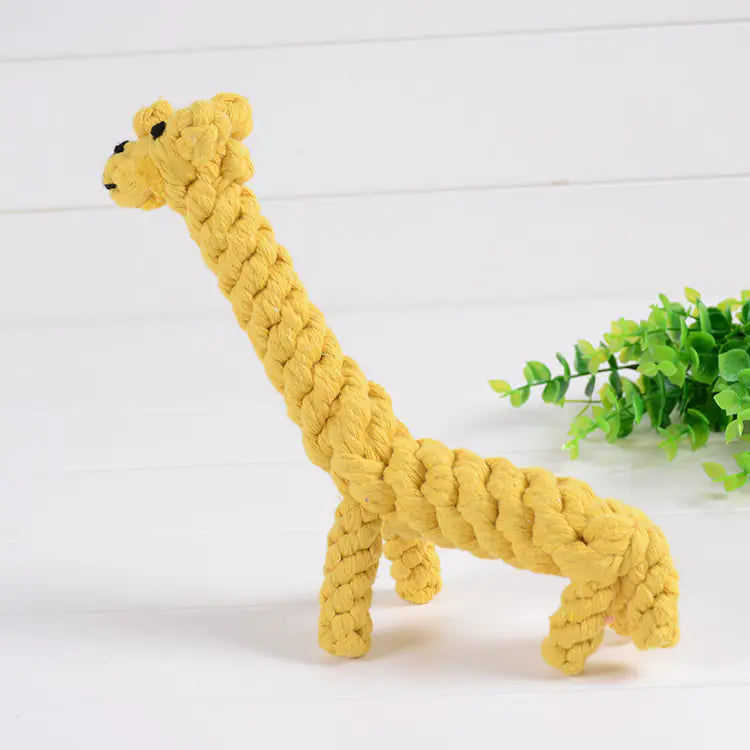 Pet Supplies Cotton Rope Giraffe Dog Toy