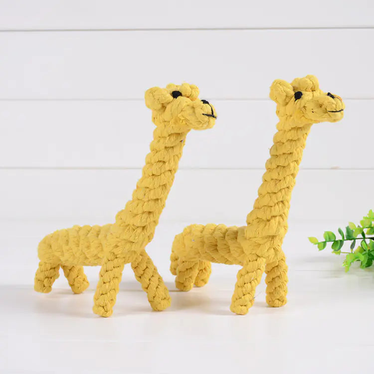 Pet Supplies Cotton Rope Giraffe Dog Toy