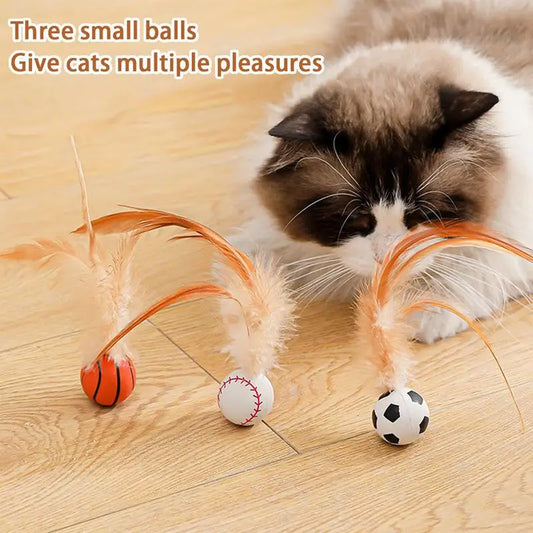 New Cat Interactive Ball Toys Bouncy Balls