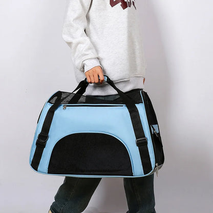 Cat Bags Soft-Sided Portable Dog Carrier Mesh Breathable Carrier Bags