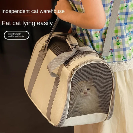 Pet Outing Portable Cat Dogs Handbag Summer Breathable Carrier Bag