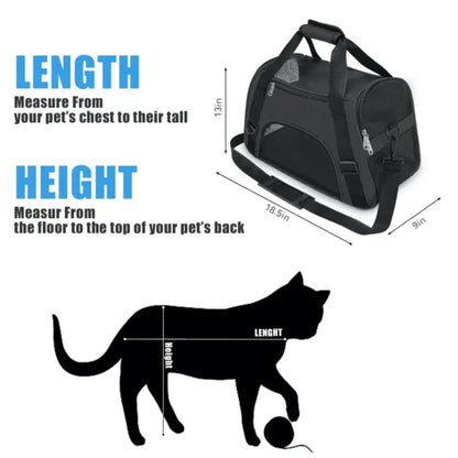 Cat Bags Soft-Sided Portable Dog Carrier Mesh Breathable Carrier Bags