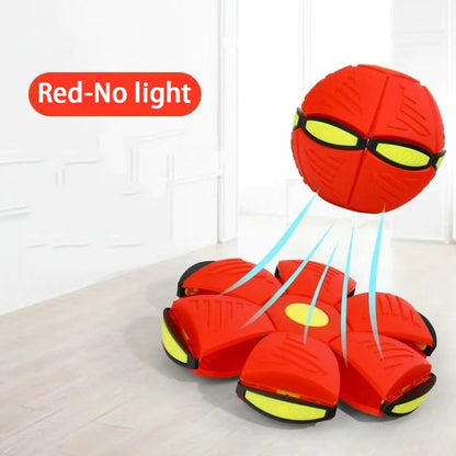 Flying Saucer Bouncing Ball Is A Durable Elastic Fun Dog Pet Toy