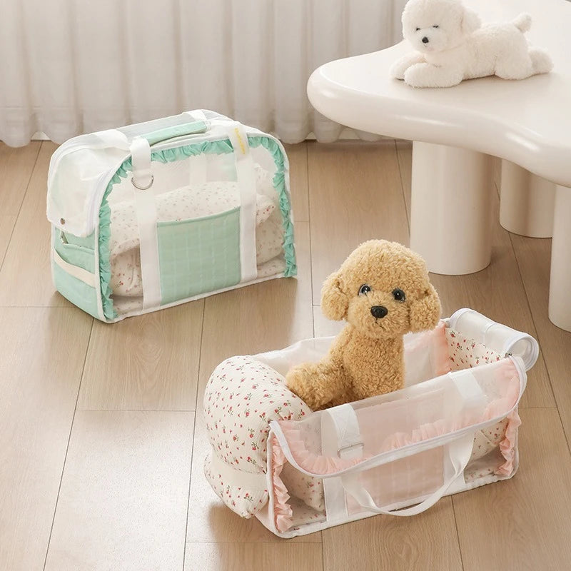Summer Pet Carrier Portable Breathable Cat Bag
