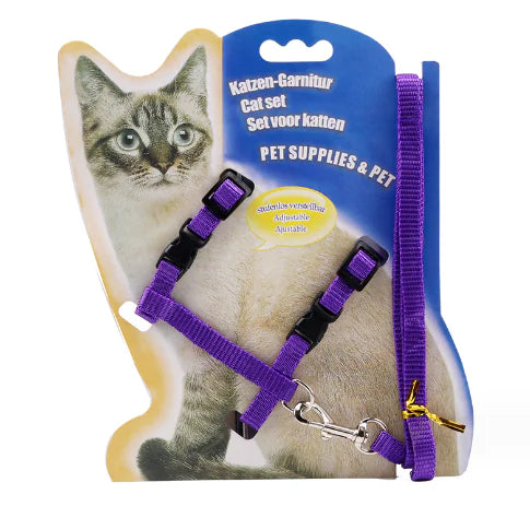 Multi-Color Cat Leash - Pet Supplies Selection