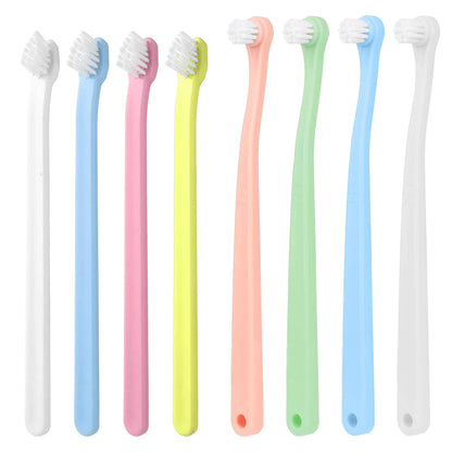 8 Pack Small Dog Toothbrush Cat Toothbrush Pet Toothbrush Mini Head Soft Dog Cat Tooth Brush for Sensitive Gum Puppy Kitten Cats & Small Breed Dogs Portable Travel Friendly and Easy to Use
